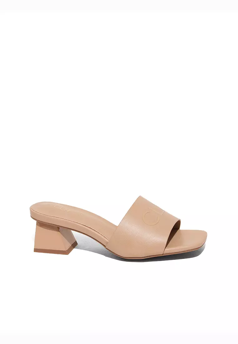 Merlot Heeled Slides