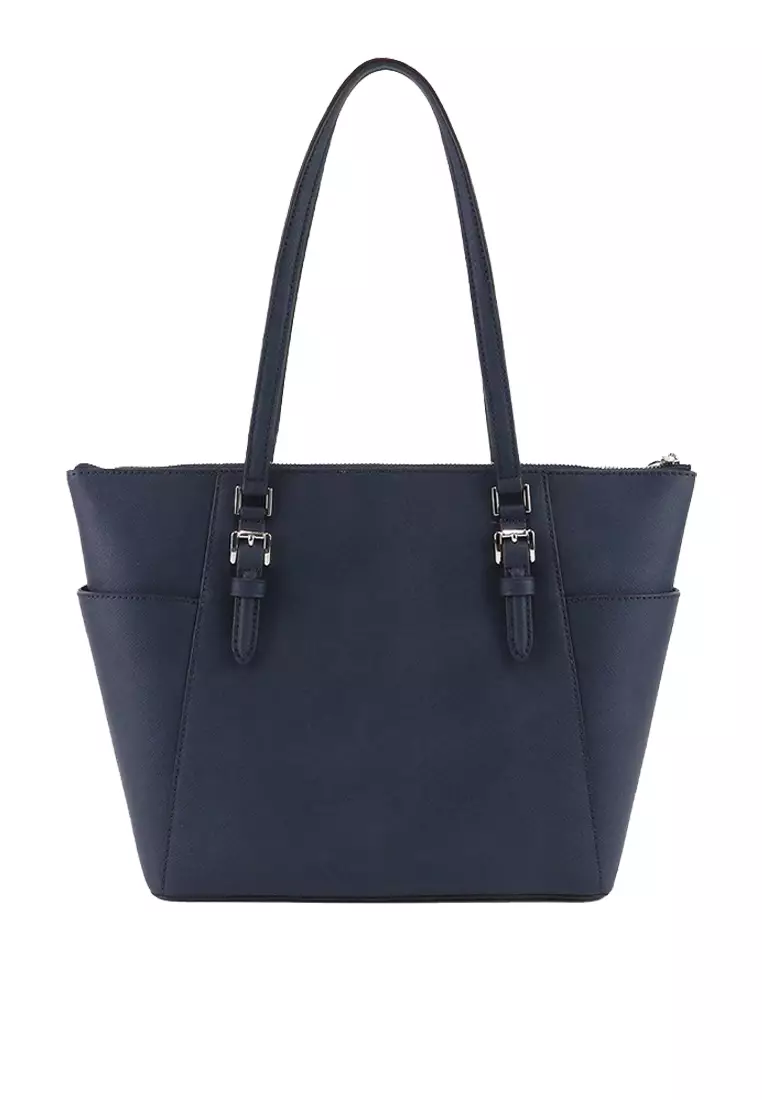 Michael kors bag with top silver hardware