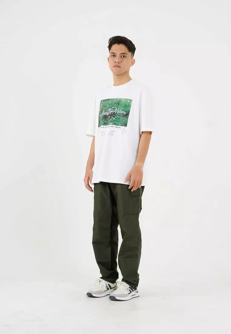 Moutley Oversized T-Shirt Nature C200824