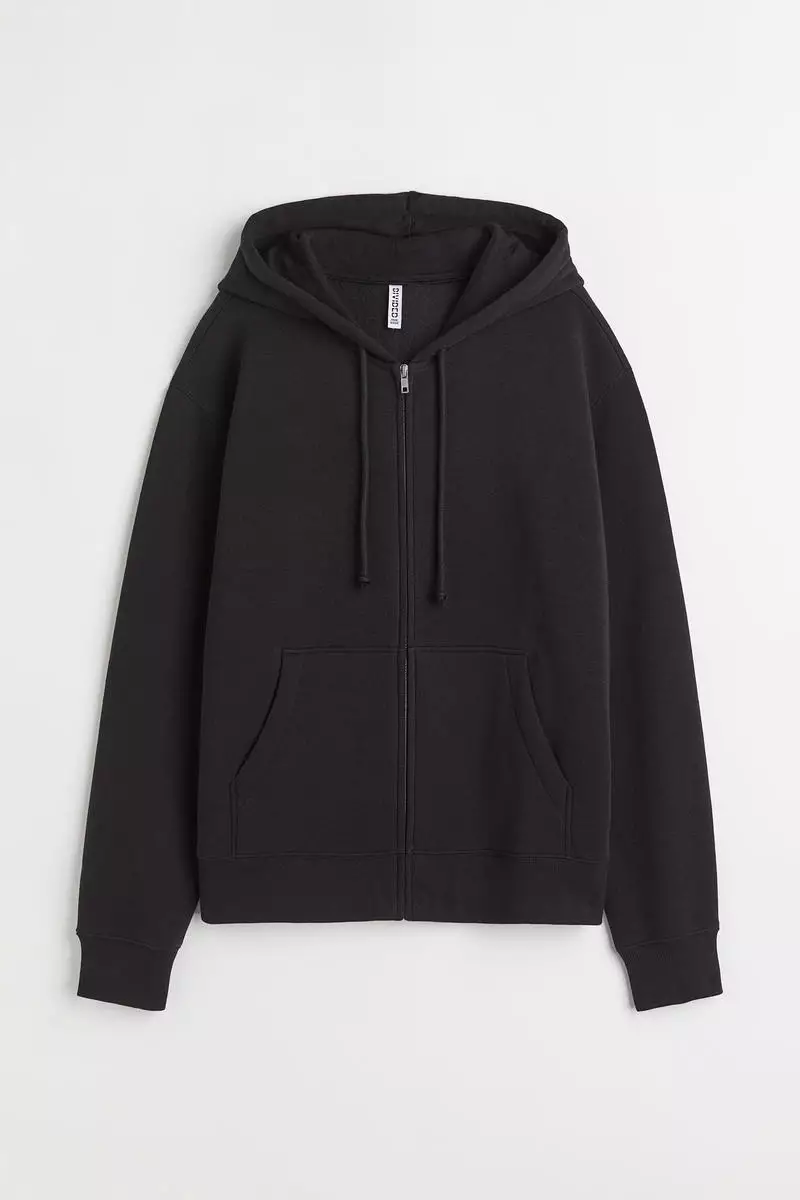 H&m hoodie zipper new arrivals
