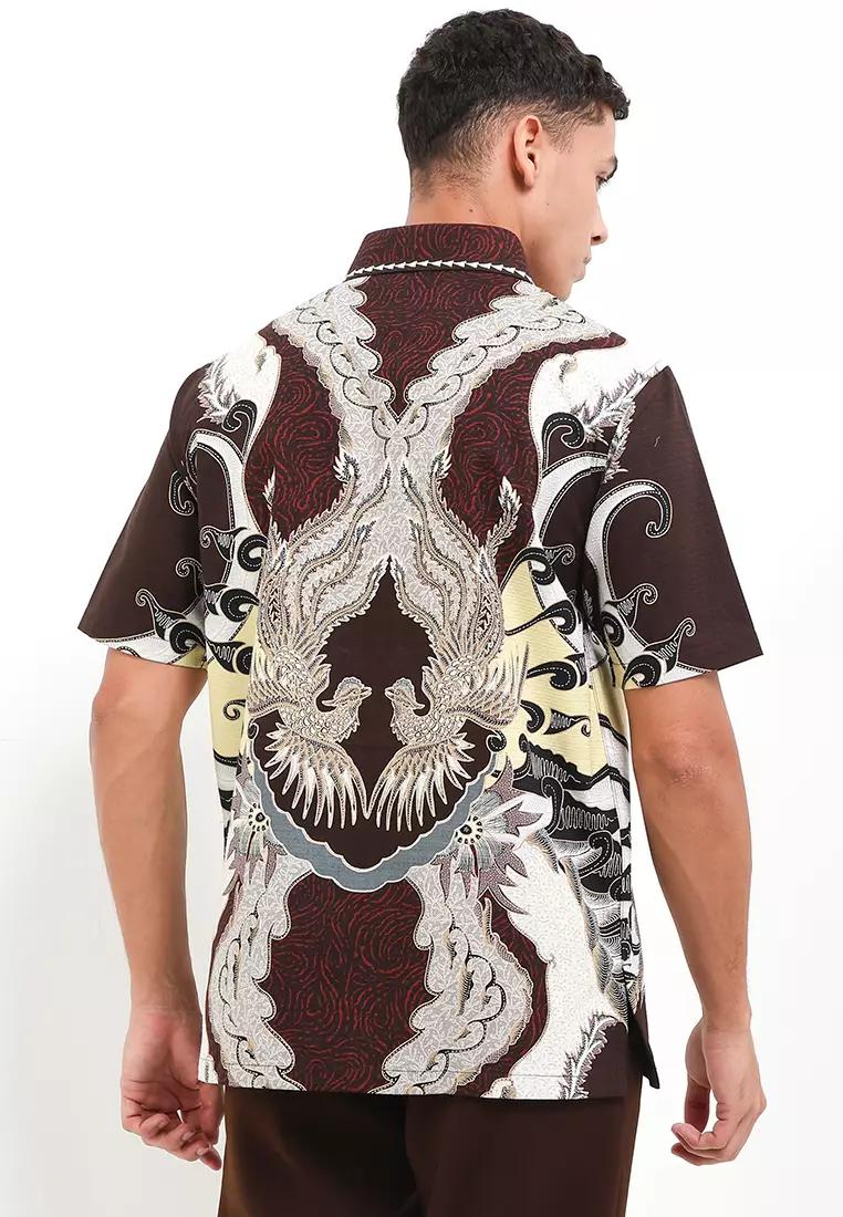 Praduta Embroidery Short Sleeves Dobby Cotton