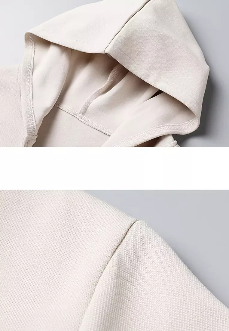 修身開衫連帽外套 TX7665