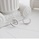 Glamorousky silver 925 Sterling Silver Fashion Temperament Irregular Concave Brushed Geometric Round Stud Earrings BA06EAC86389AEGS_3