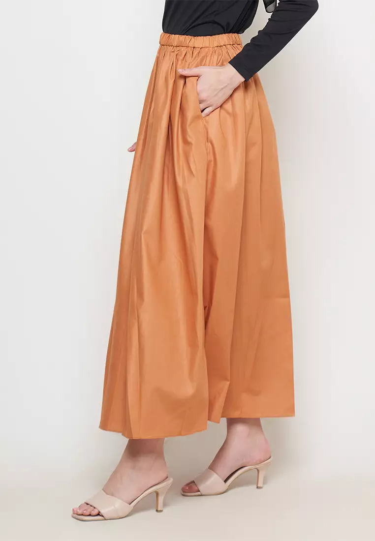 KLA - Vlabel Collection Bloom Skirt Oranye