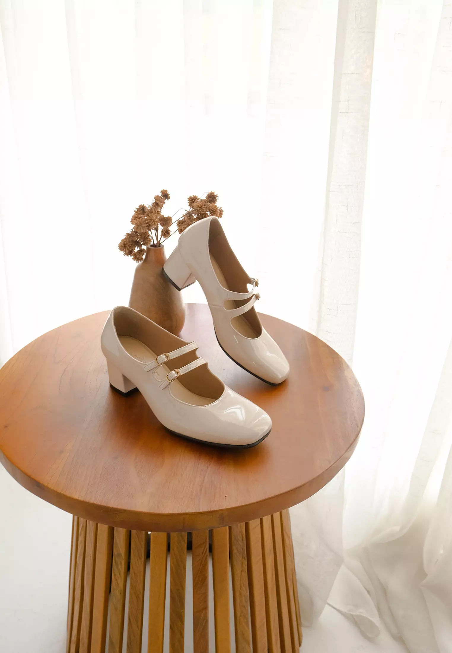 Brianna Women Mary Jane Pump Shoes Square Toe