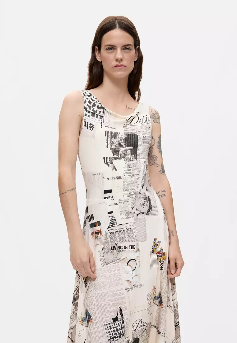 Printed Sleeveless Dress