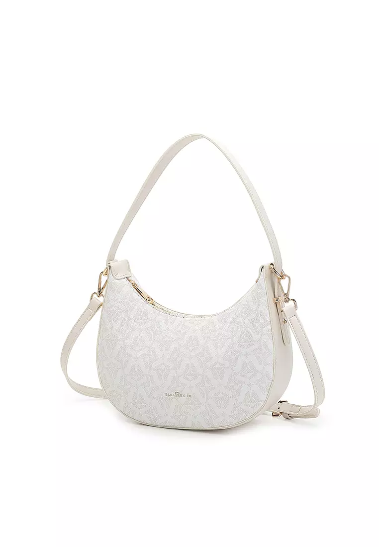 Women's Top Handle Bag / Sling Bag / Crossbody Bag / Shoulder Bag - Off White