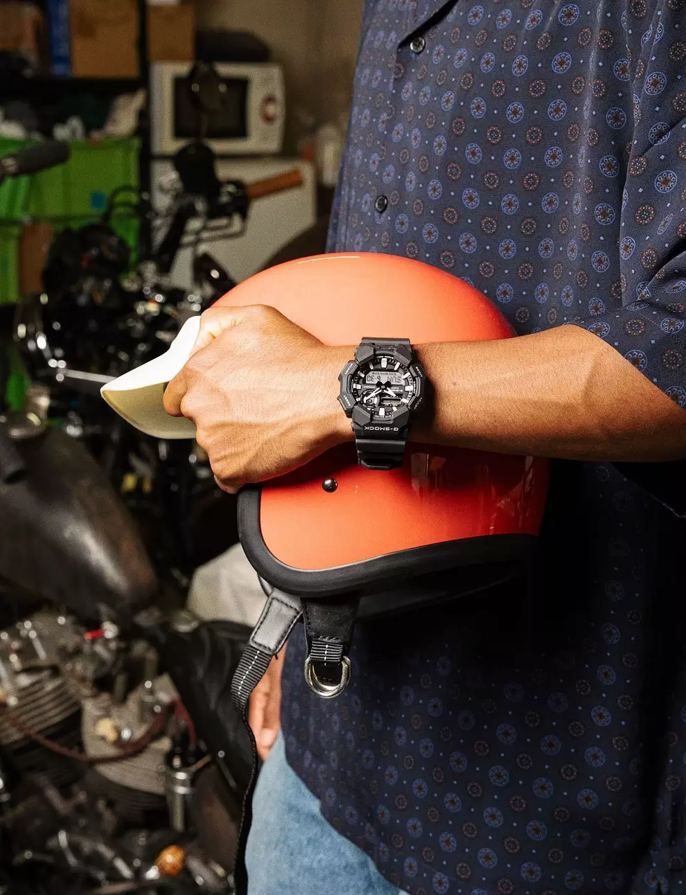 G-SHOCK Men GA-010-1A Black Dual Time Resin Carbon Guard