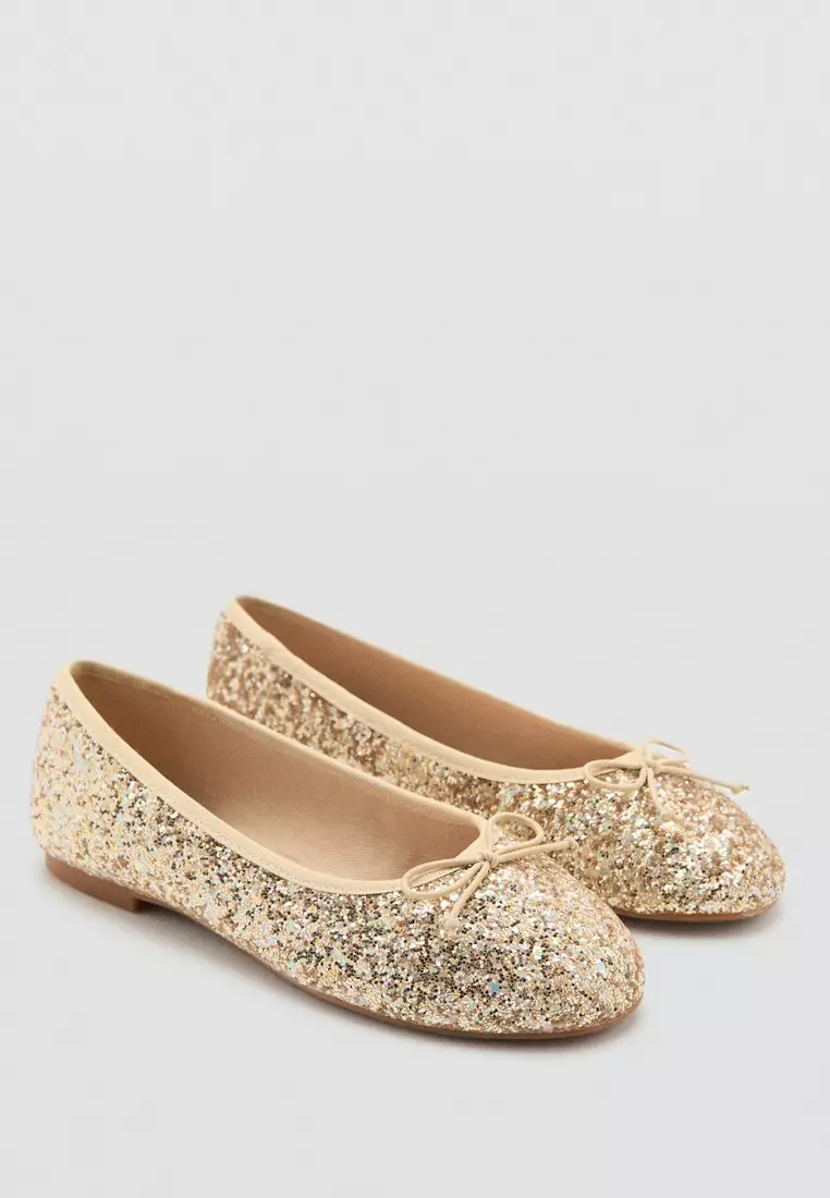 Glitter Ballet Flats