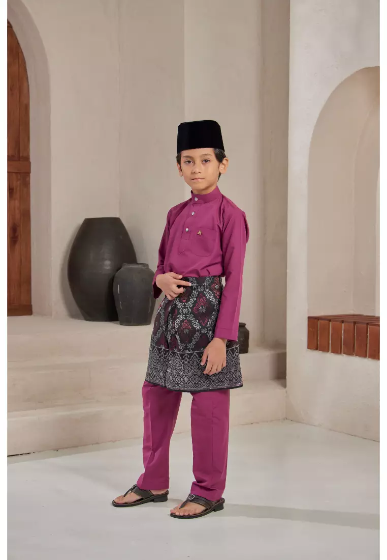 Baju Melayu Moden Cekak Musang for Kids
