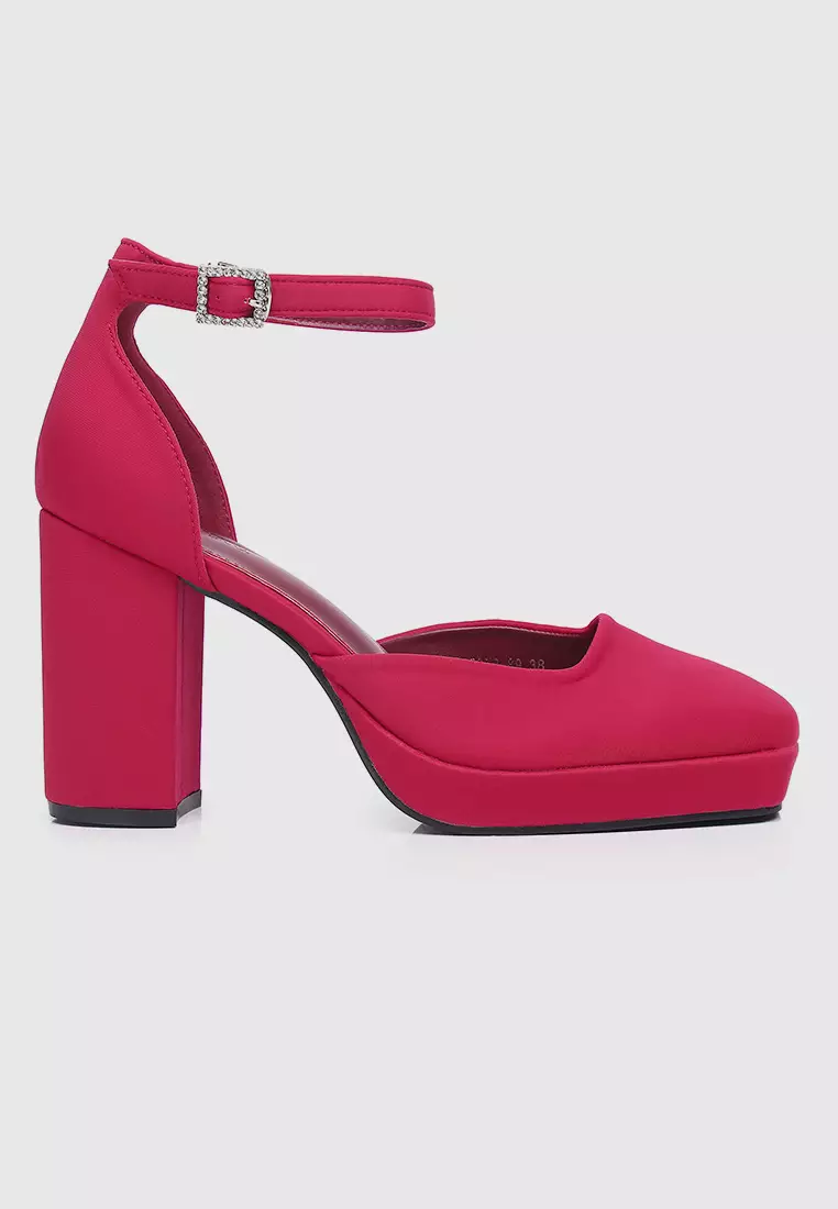 Discount on Milliot & Co.  shoes - SKU: Neve Platform Block Heels