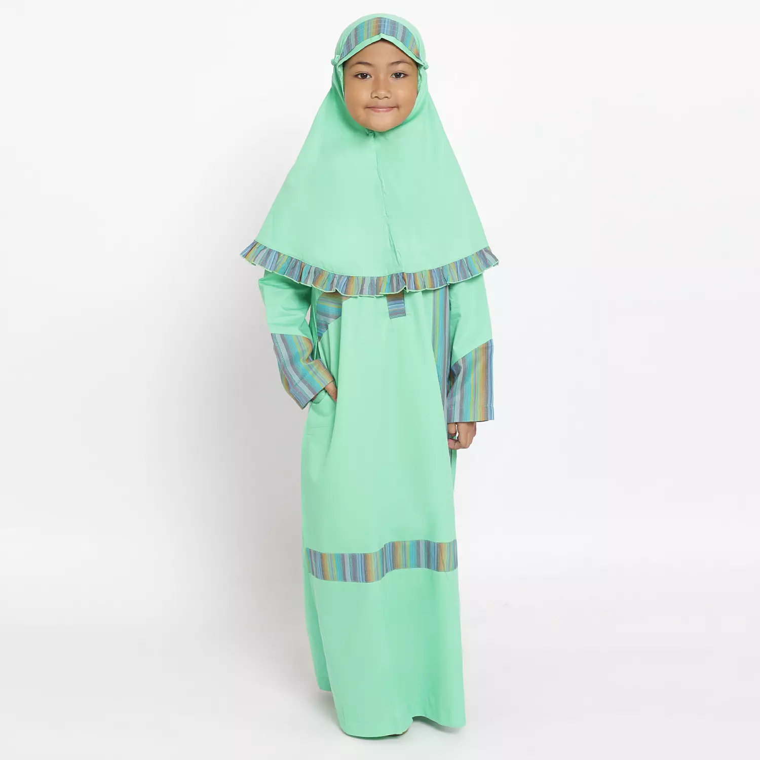 Gamis Anak Namira Hijau