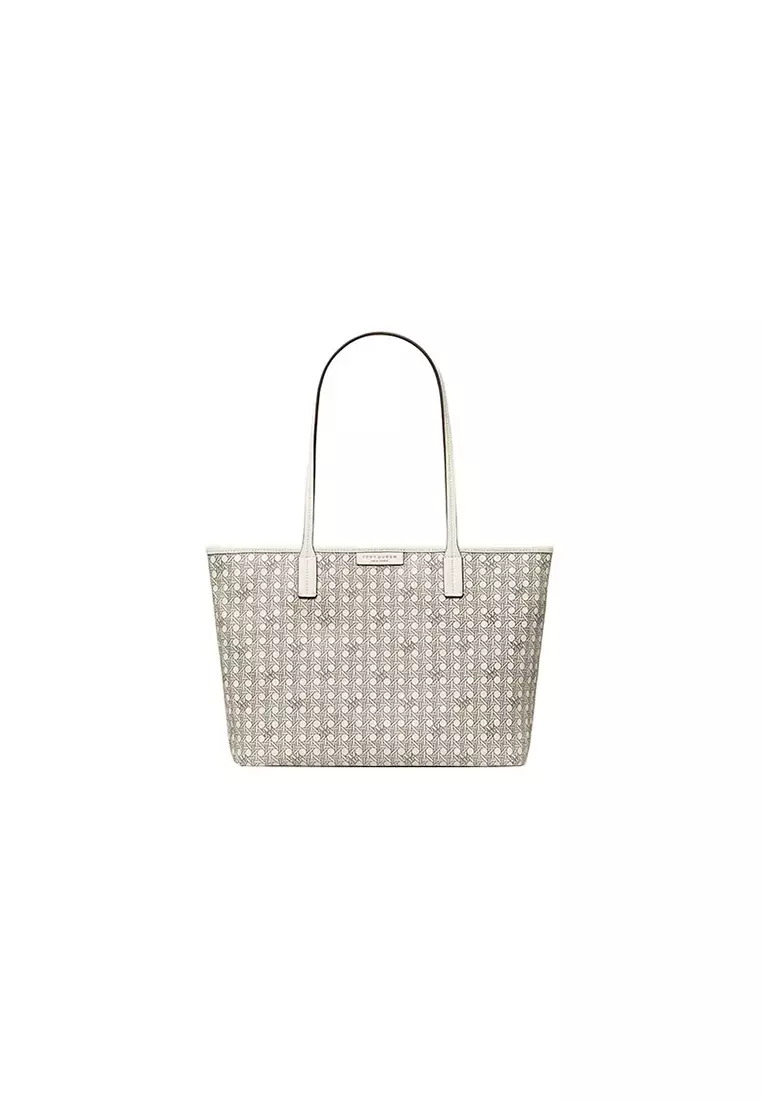White tory burch tote top