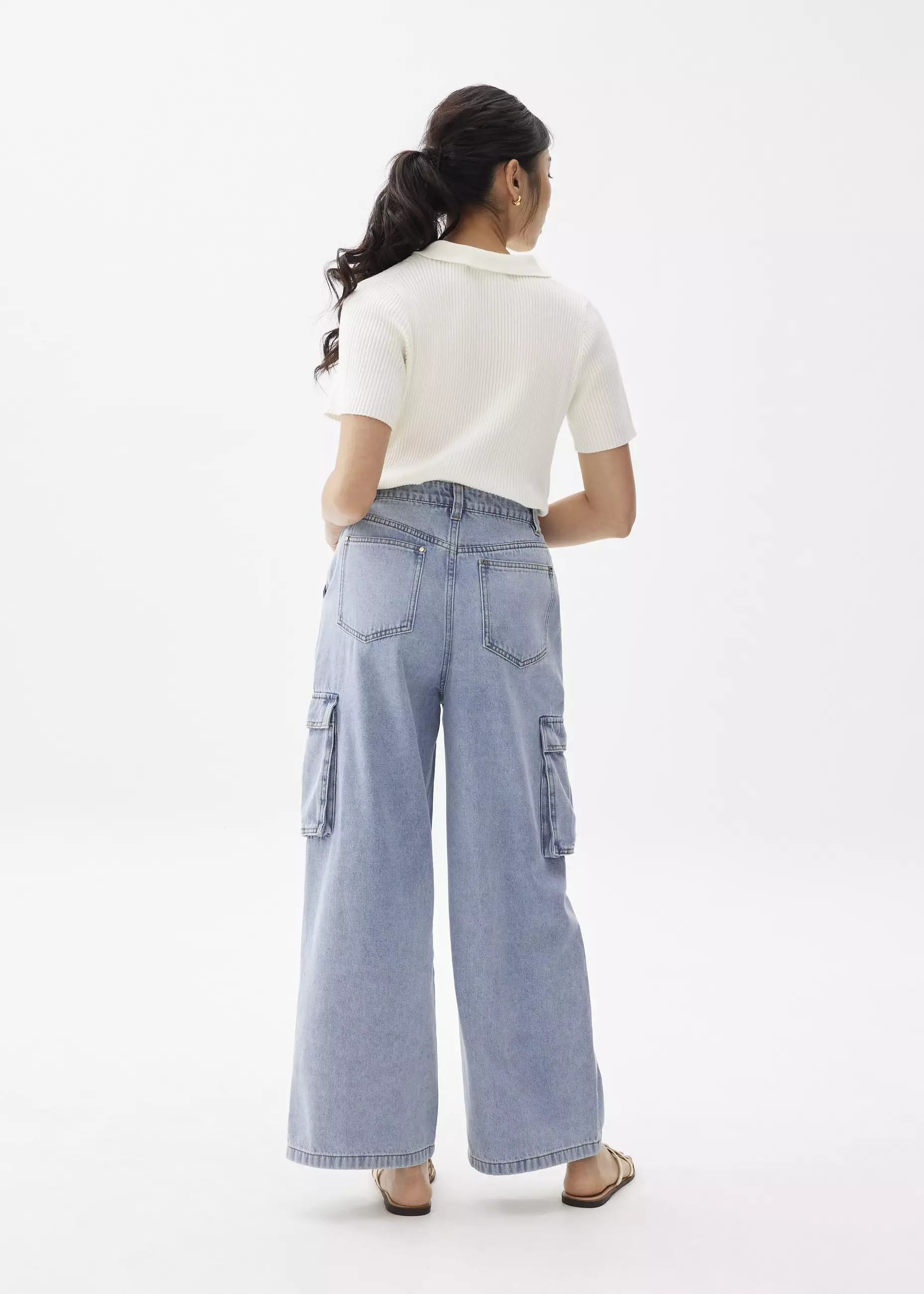 Celana Wanita - Denim Straight Leg Jeans