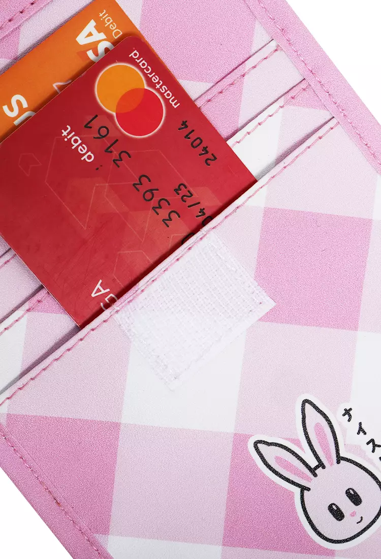 AMB94 Dompet Gantung Kalung Leher Multifungsi Handphone Touchscreen Angel-B Pink