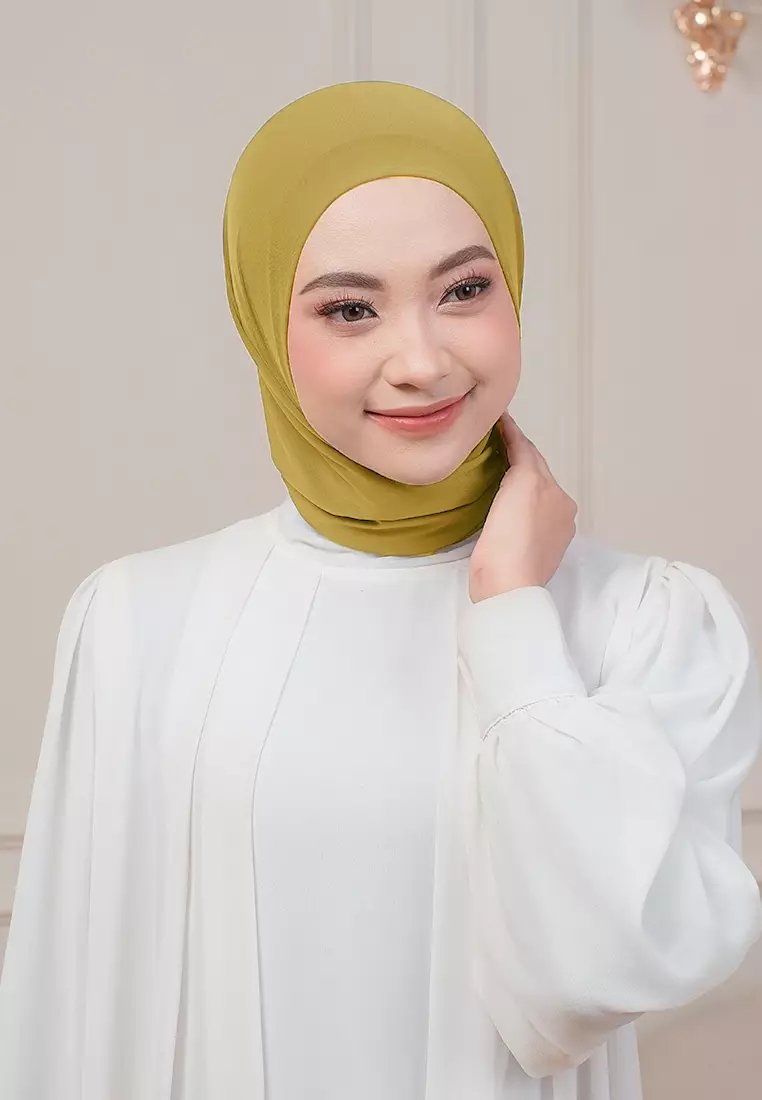 HIJAB INSTAN QIARA - LIGHT MUSTARD