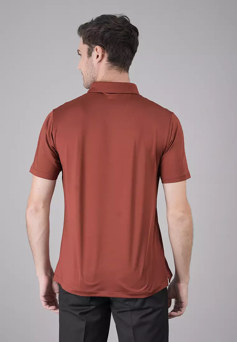 Johnwin - The Alpha Drifit - Kaos Polo Pria - Motif Polos - Lengan pendek - Mikrofiber & Polyester - Mudah Menyerap Keringat - FWS