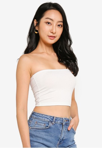 Jual Koton Sleeveless Crop Top Original Zalora Indonesia
