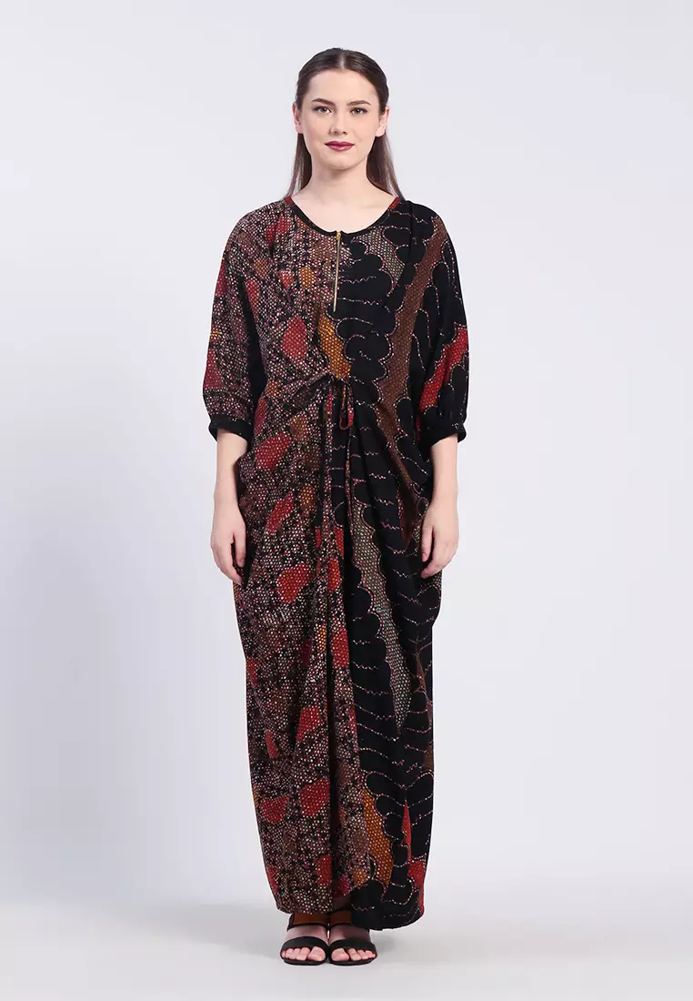 Batik Rizqina - Kaftan Seno Black Spider 2