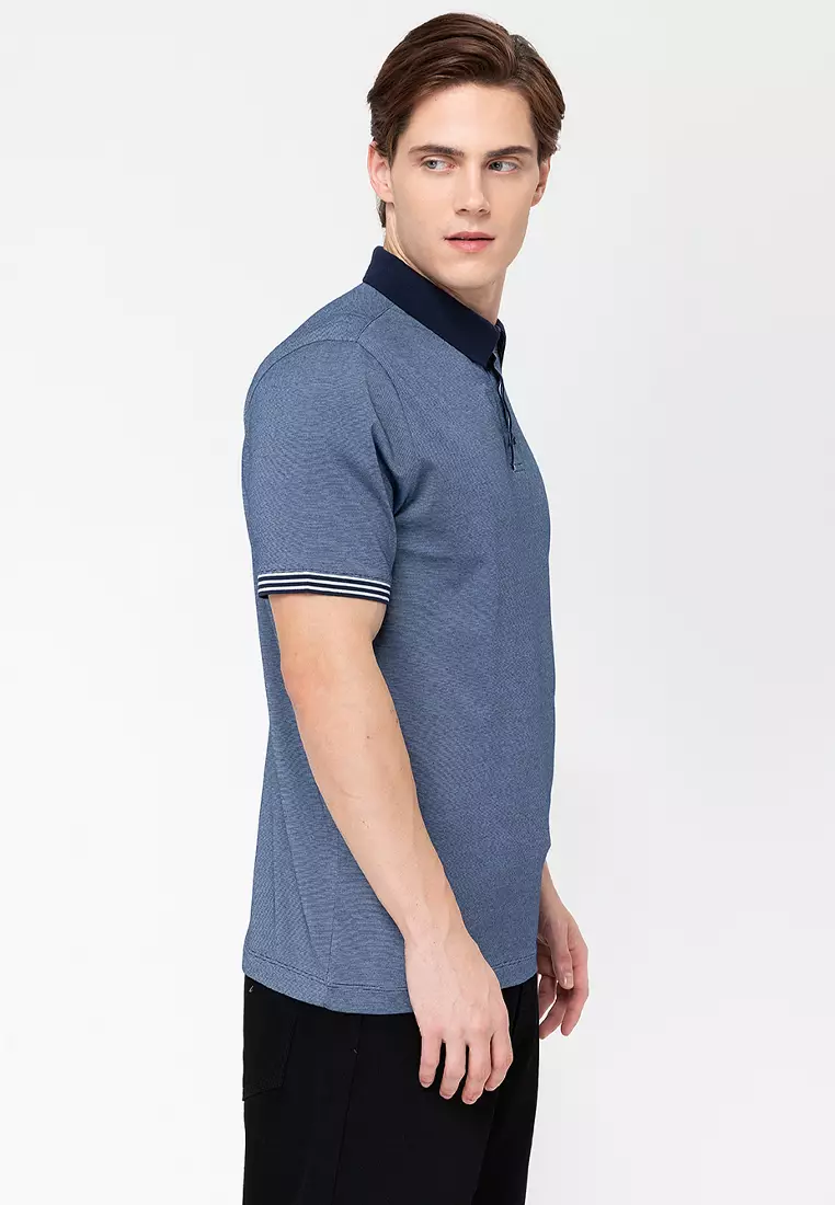 End on end 3 Button Polo Shirt