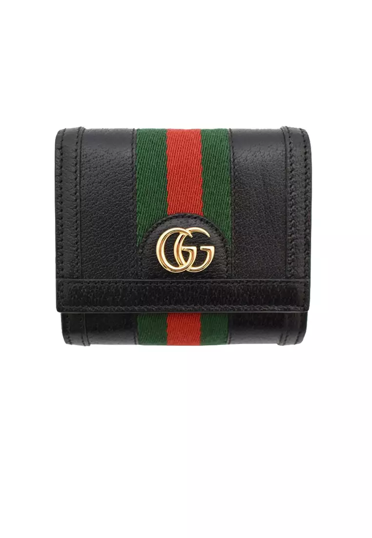 Gucci Gucci Ophidia Leather Bifold Wallet Black 719887 2024 Buy