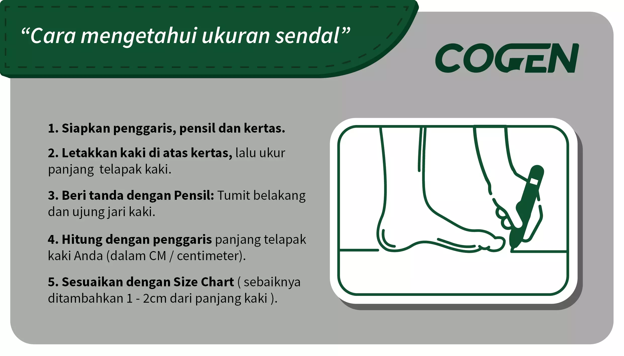 Sandal Wanita Cogen Glam Series - Bronze
