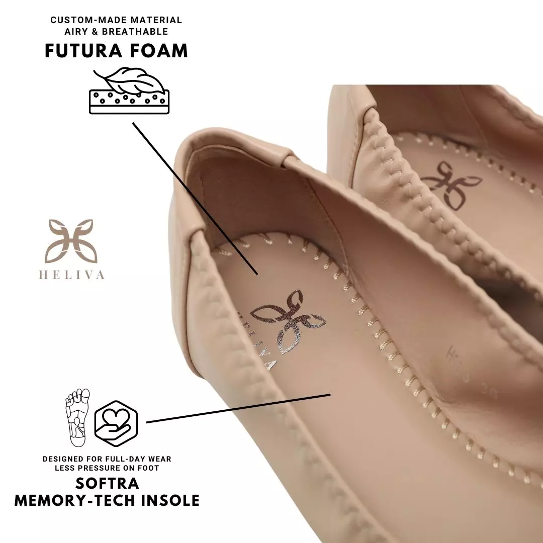 Heliva Natalie Flat Shoes Bow Foldable