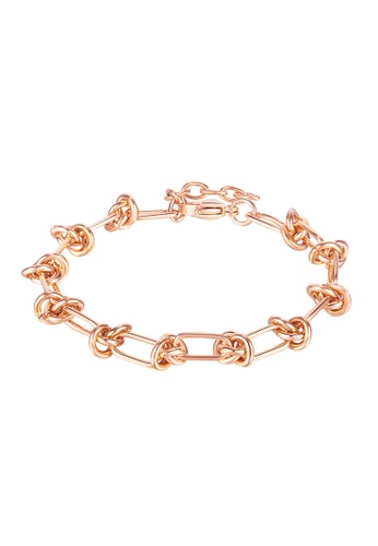 CELOVIS gold CELOVIS - Binding Knot Link Chain Bracelet in Rose Gold 6AB98AC4A86715GS_1