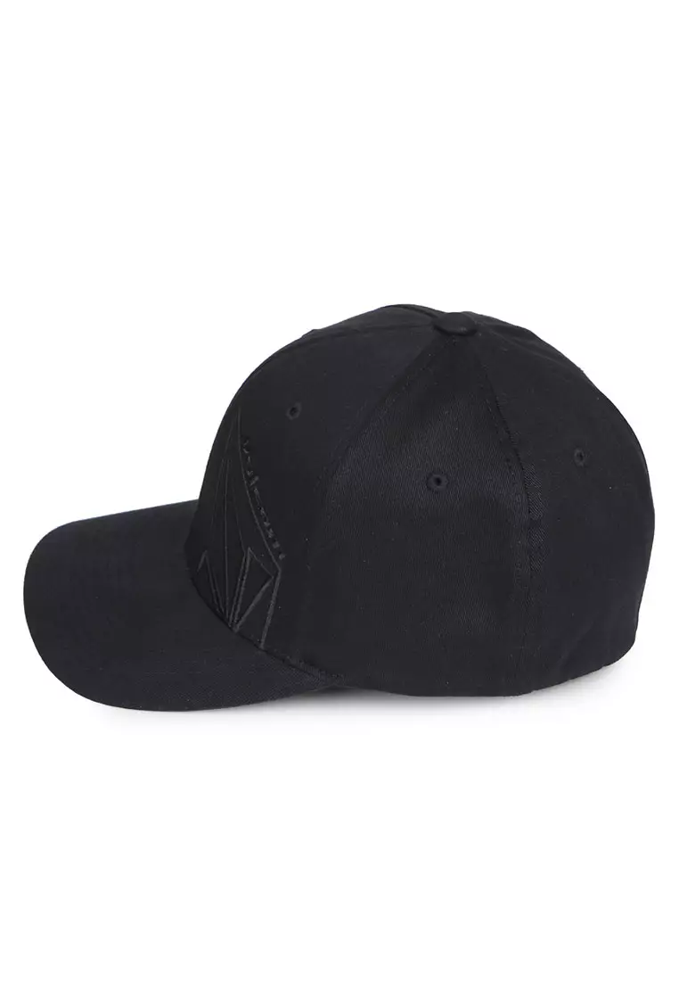 MCP 21ST CENTURY STN FLEXFIT HAT BLACK COMBO