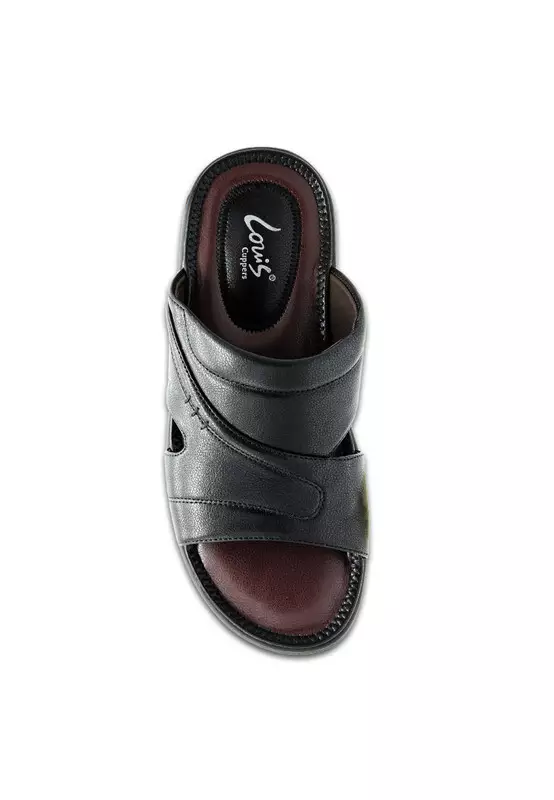 Slip On Faux Leather Classic Casual Sandals