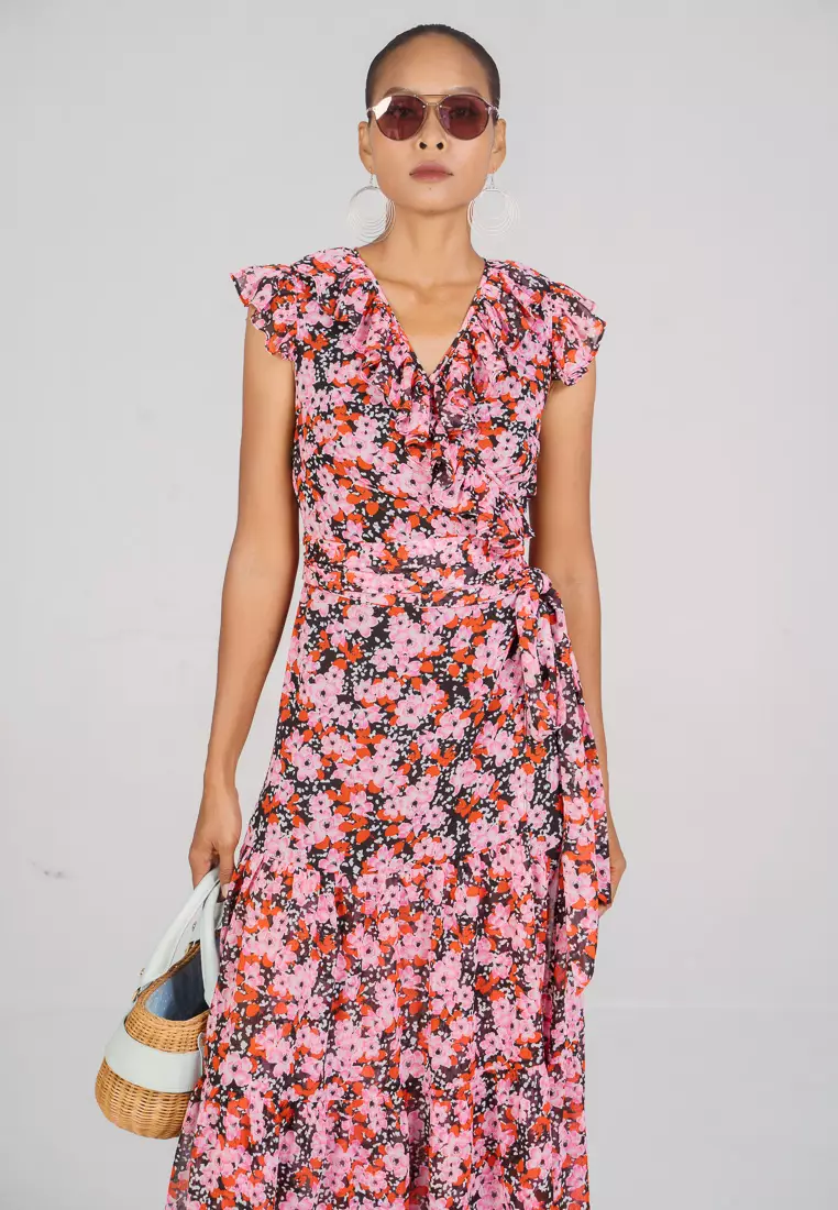 New Linen New Horizon Maxi Chiffon Dress