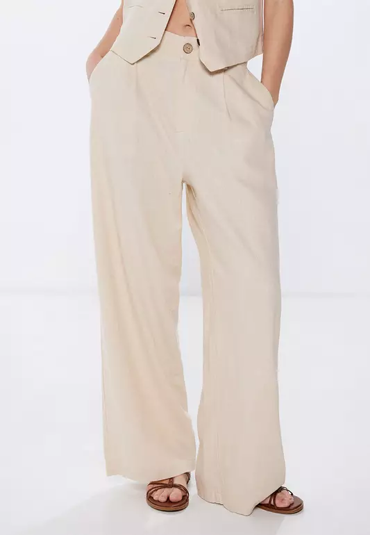 Wide Linen Pants