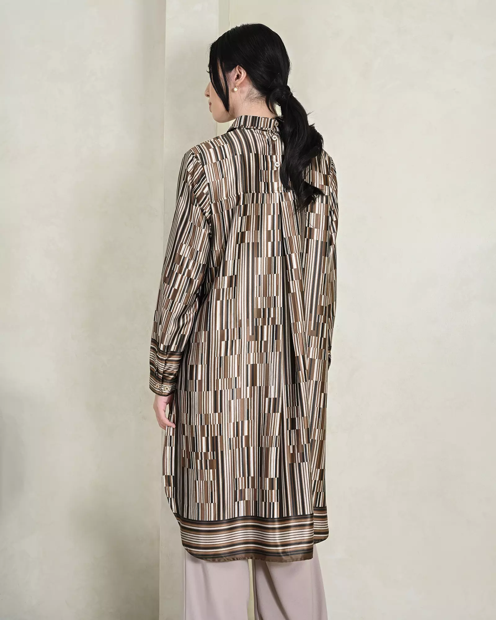 Geulis.id VALIA TUNIC - Brown