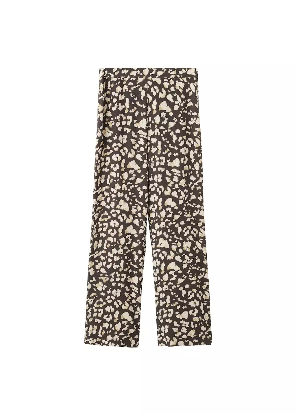 Celana panjang motif pinggang elastis