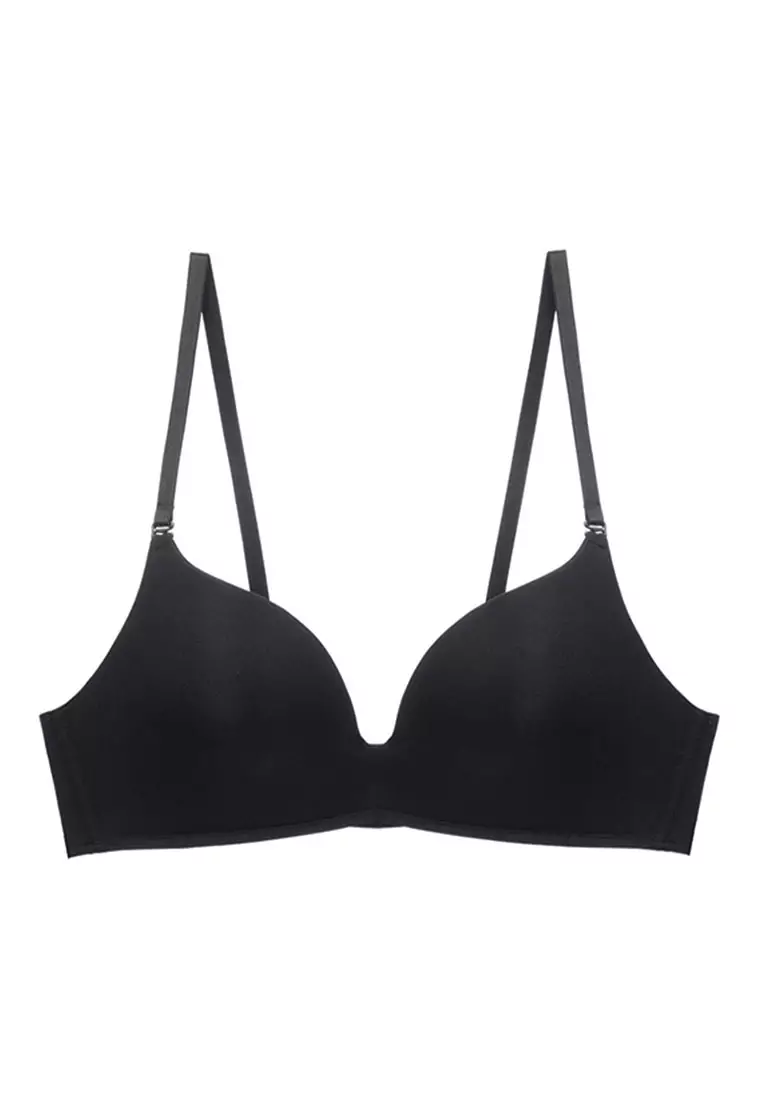 Buy Lady Lyka Single Layered Non Wired Medium Coverage T-Shirt Bra (Pack of  2) - Wine Black at Rs.879 online