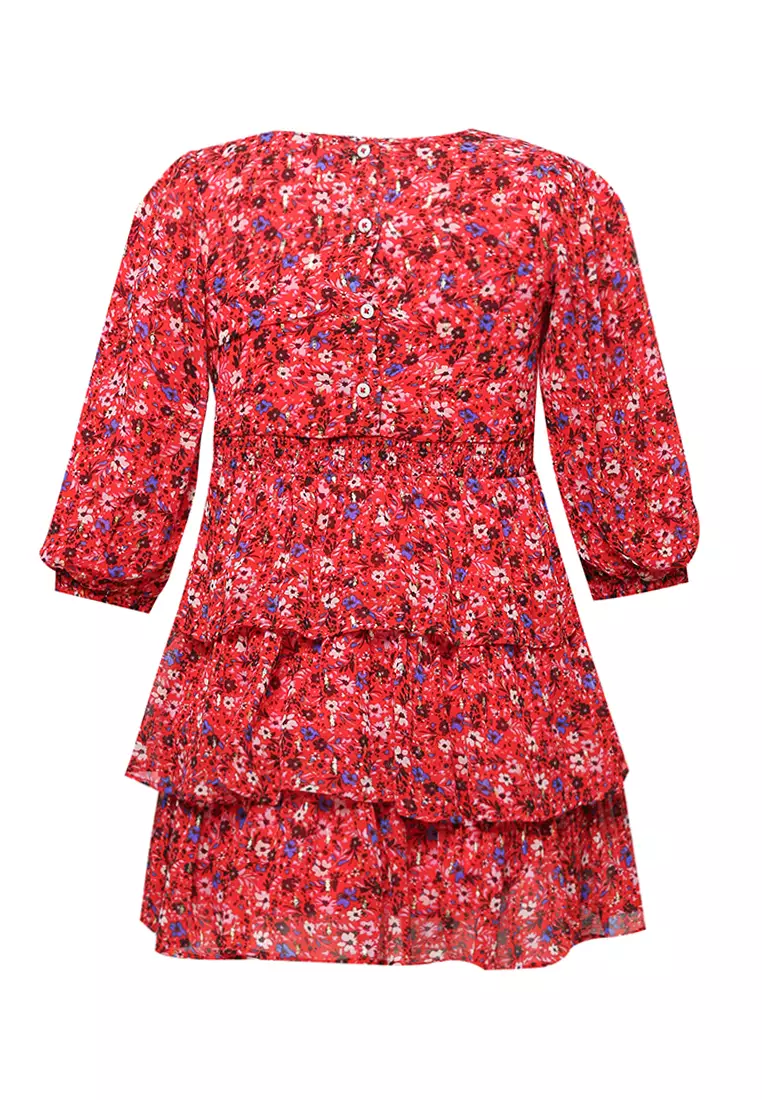 CNY Ditsy Floral Dress