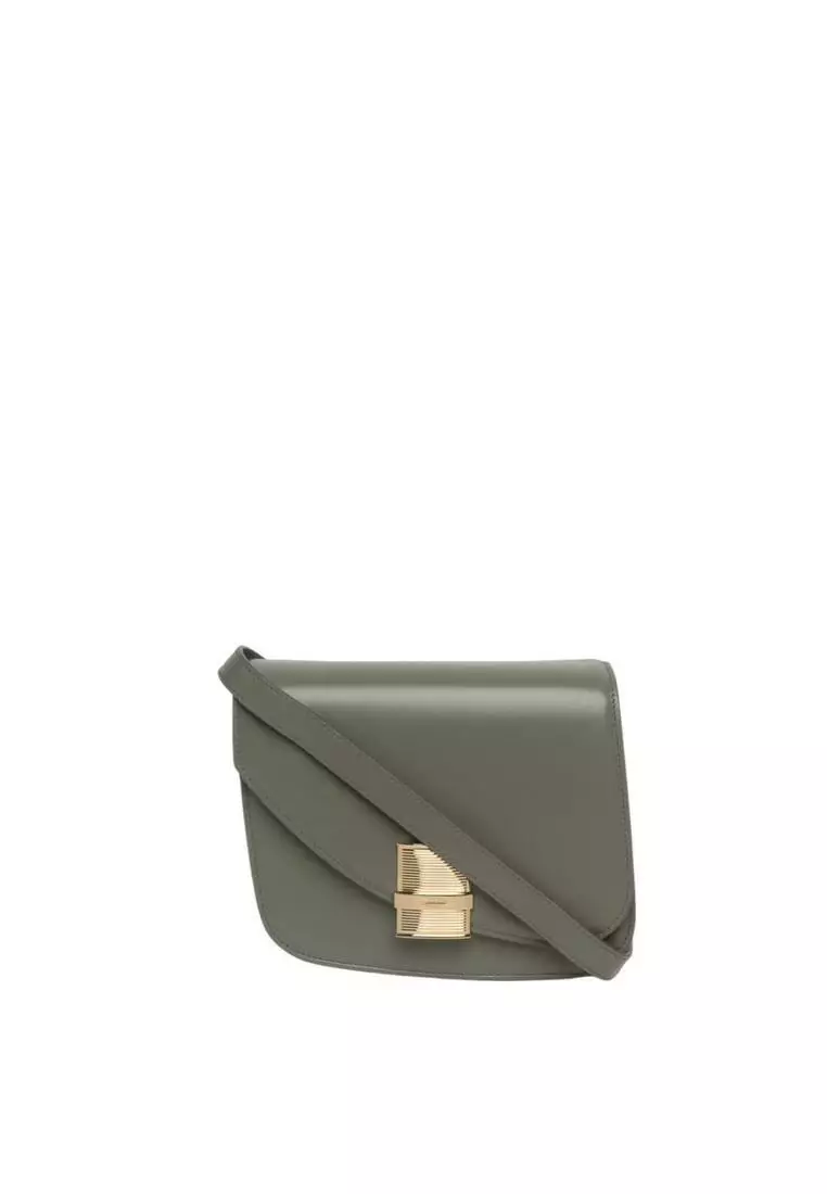 Calfskin Leather Crossbody Bag
