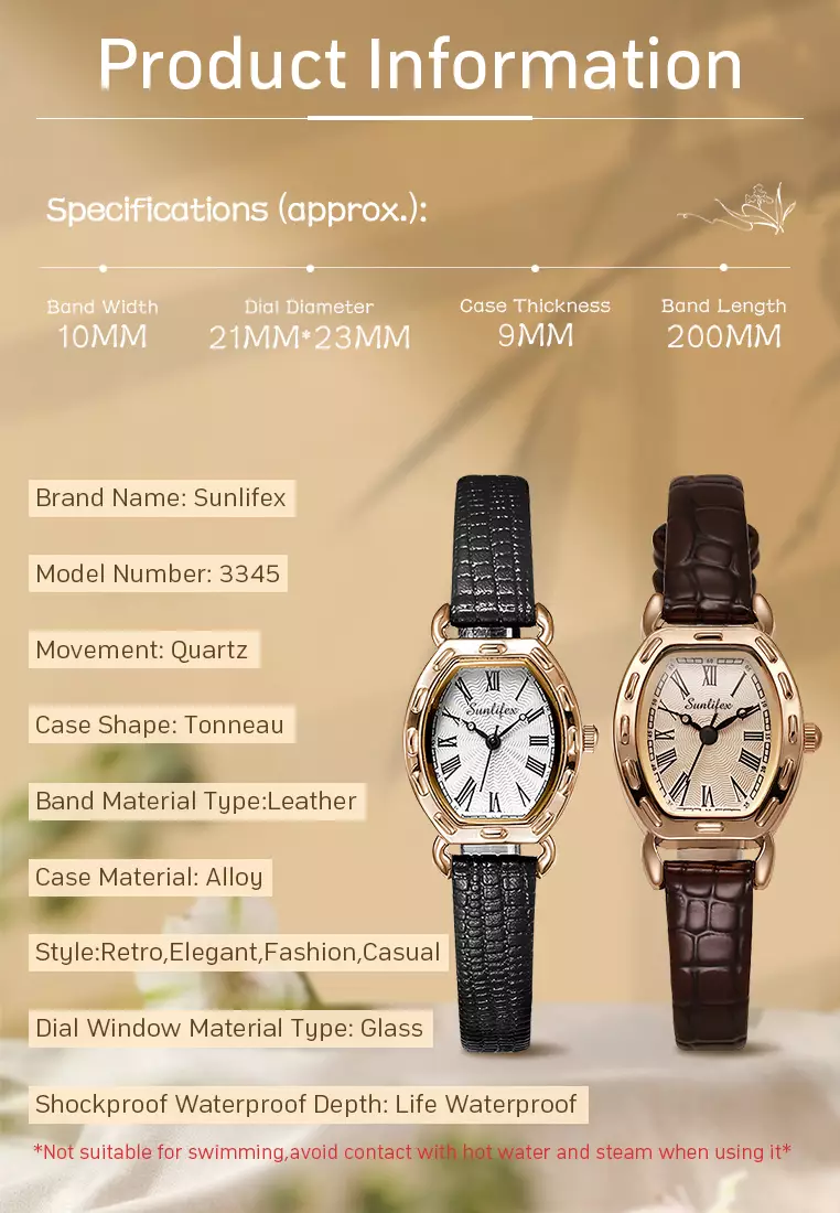 Jam Tangan Wanita 3345 Antik Korea Panggilan Mini Original Jam Tangan Cewek allbrown