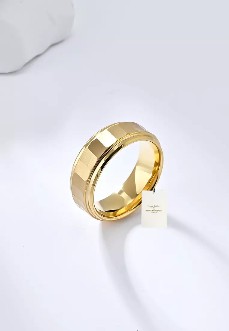 Textured Tungsten Carbide Ring JW QF-038