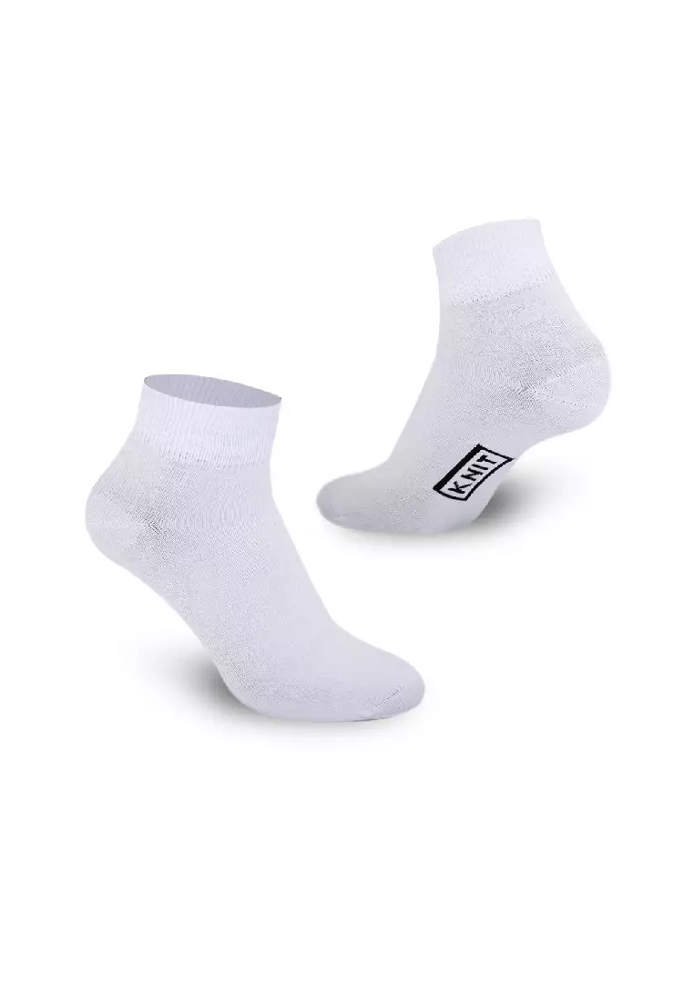 Knit Men's Cotton Lite Thin Casual Ankle Socks 3 pairs in a pack KMCKG2