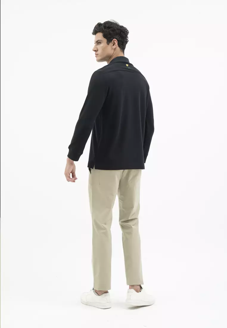 Jack Nicklaus Mezzo Polo Shirt Pria Regular Fit Black