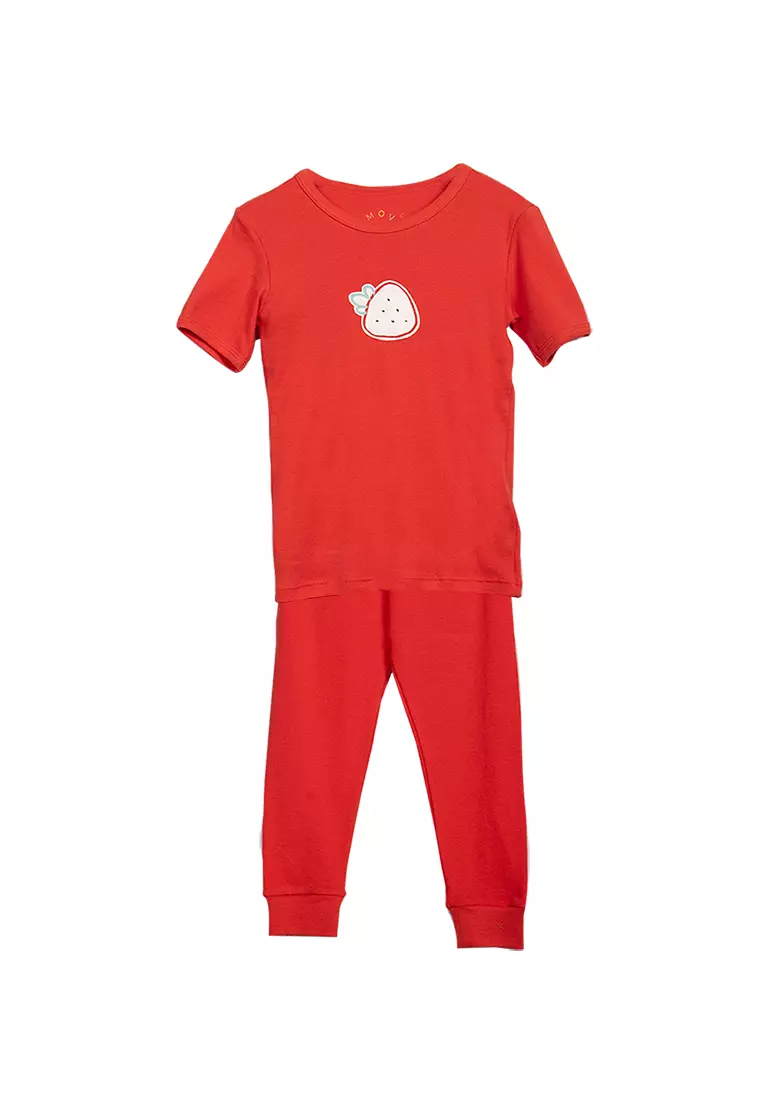 Move Strawberry Pajama Sets