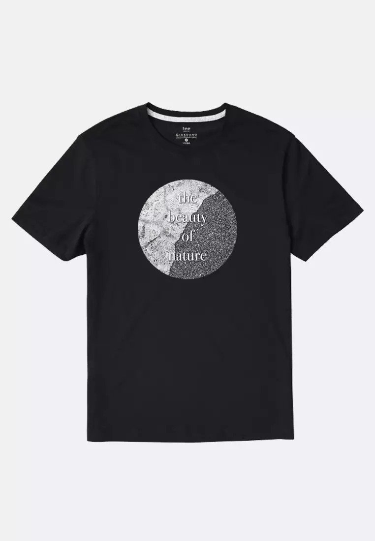 [Print-To-Order] Giordano The Beauty of Nature Print Tee Collection: Rubble (1)
