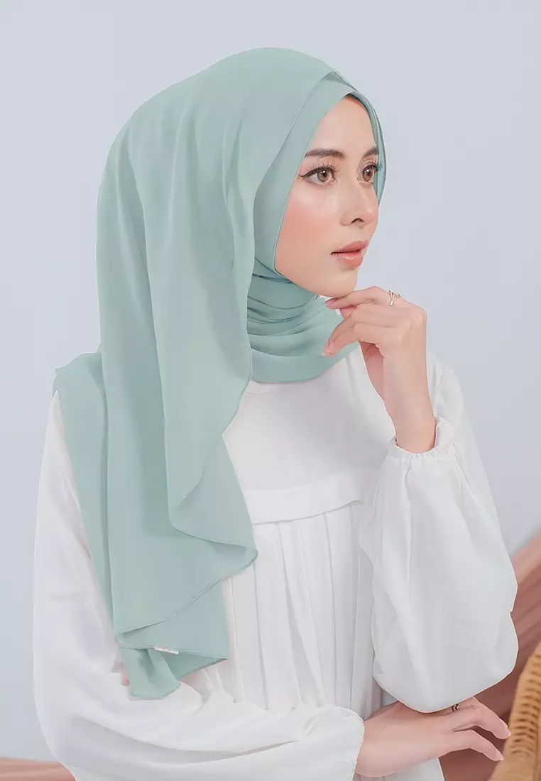 HIJAB INSTAN LUBNA - CYAN