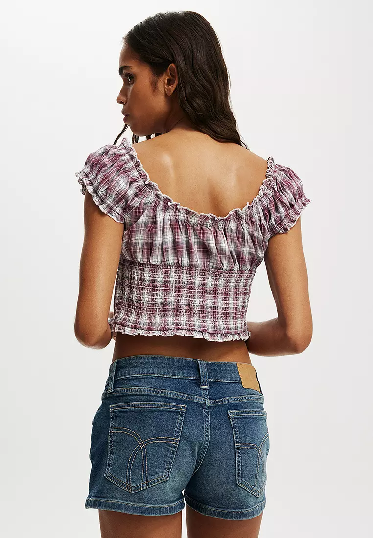 Greta Frill Sleeves Blouse