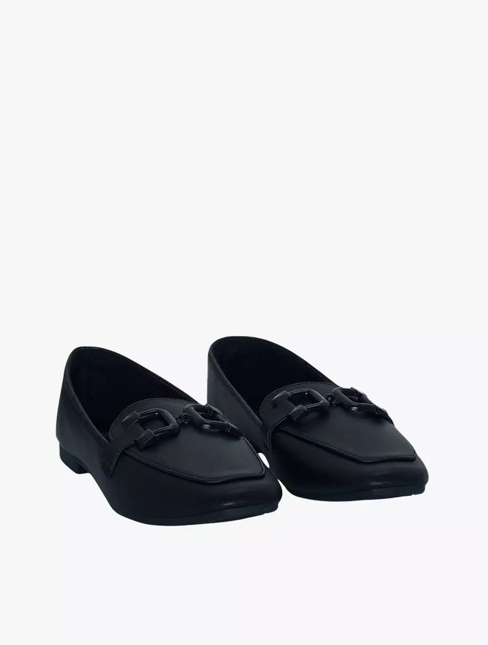 Payless Chrissie Womens Desta Flat Loafers - Black_15