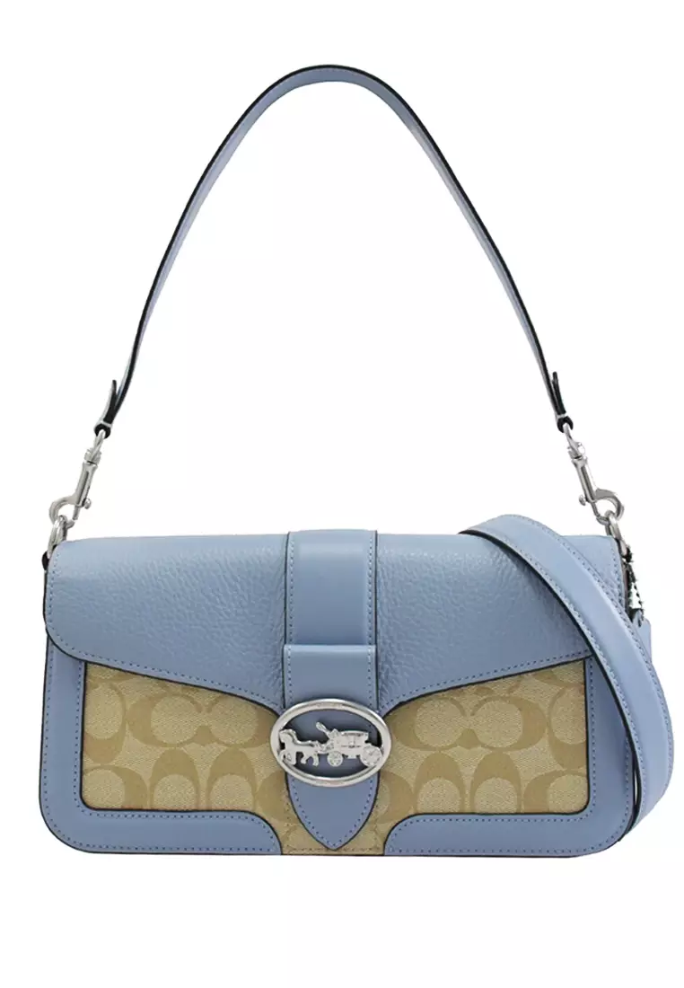 Coach baby blue bag new arrivals