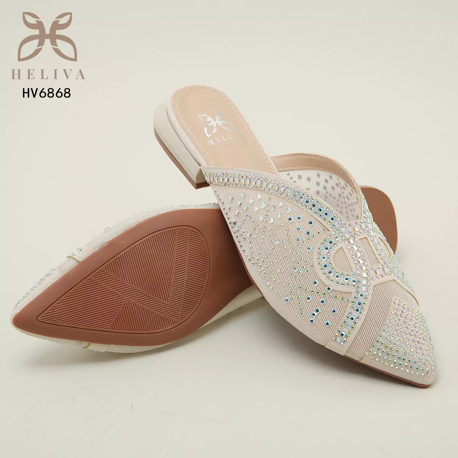 Heliva Jowy Lady Sandal Party Mesh Jewel Accessories