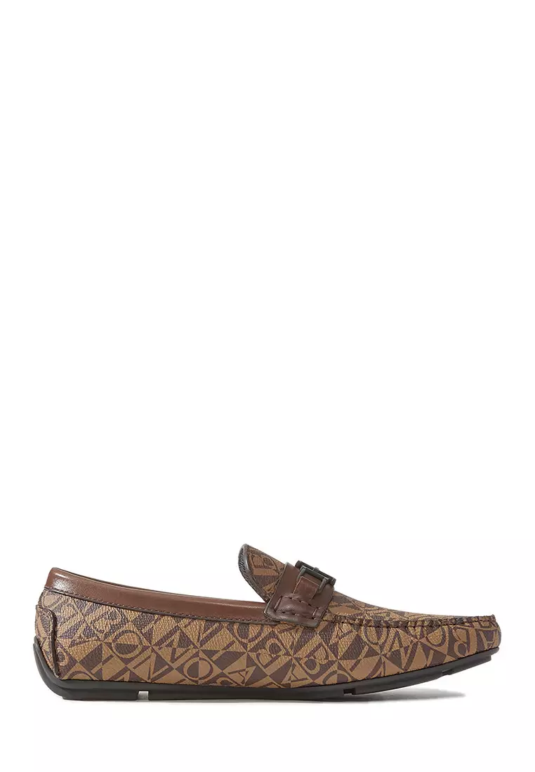 Discount on Bonia  shoes - SKU: Brownie Bite Alfie Monogram Loafers