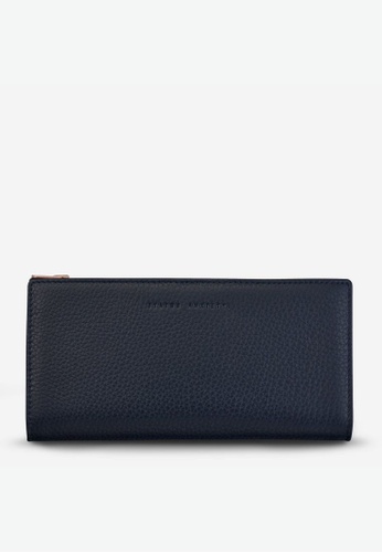 Status Anxiety blue Status Anxiety In The Beginning Leather Wallet - Navy Blue 85F24AC23D5B95GS_1
